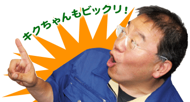 キクちゃんもビックリ！